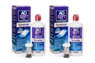 AOSEPT PLUS with Hydraglyde 2 x 360 ml met lenzendoosjes