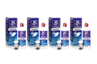 AOSEPT PLUS with Hydraglyde 4 x 360 ml met lenzendoosjes