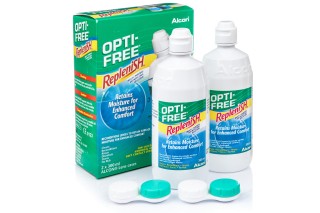 OPTI-FREE RepleniSH 2 x 300 ml met lenzendoosjes