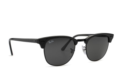 Black and silver hot sale ray ban clubmaster